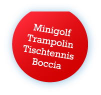 Minigolf, Trampolin, Tischtennis, Boccia